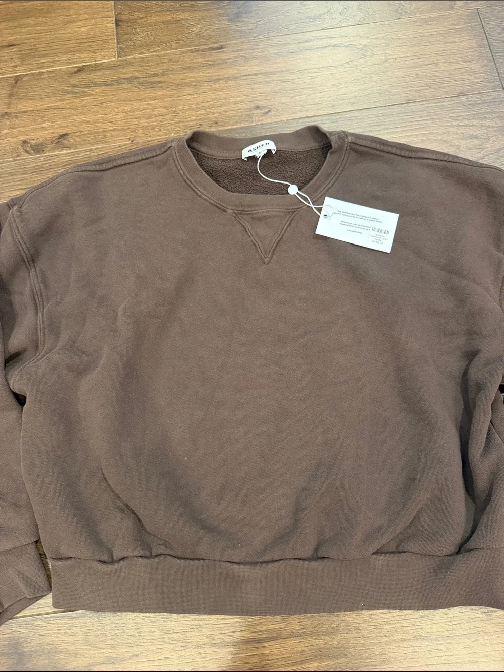 Asher Cameron Crewneck Sweatshirt in Cedar Size Small NWT - C48-002